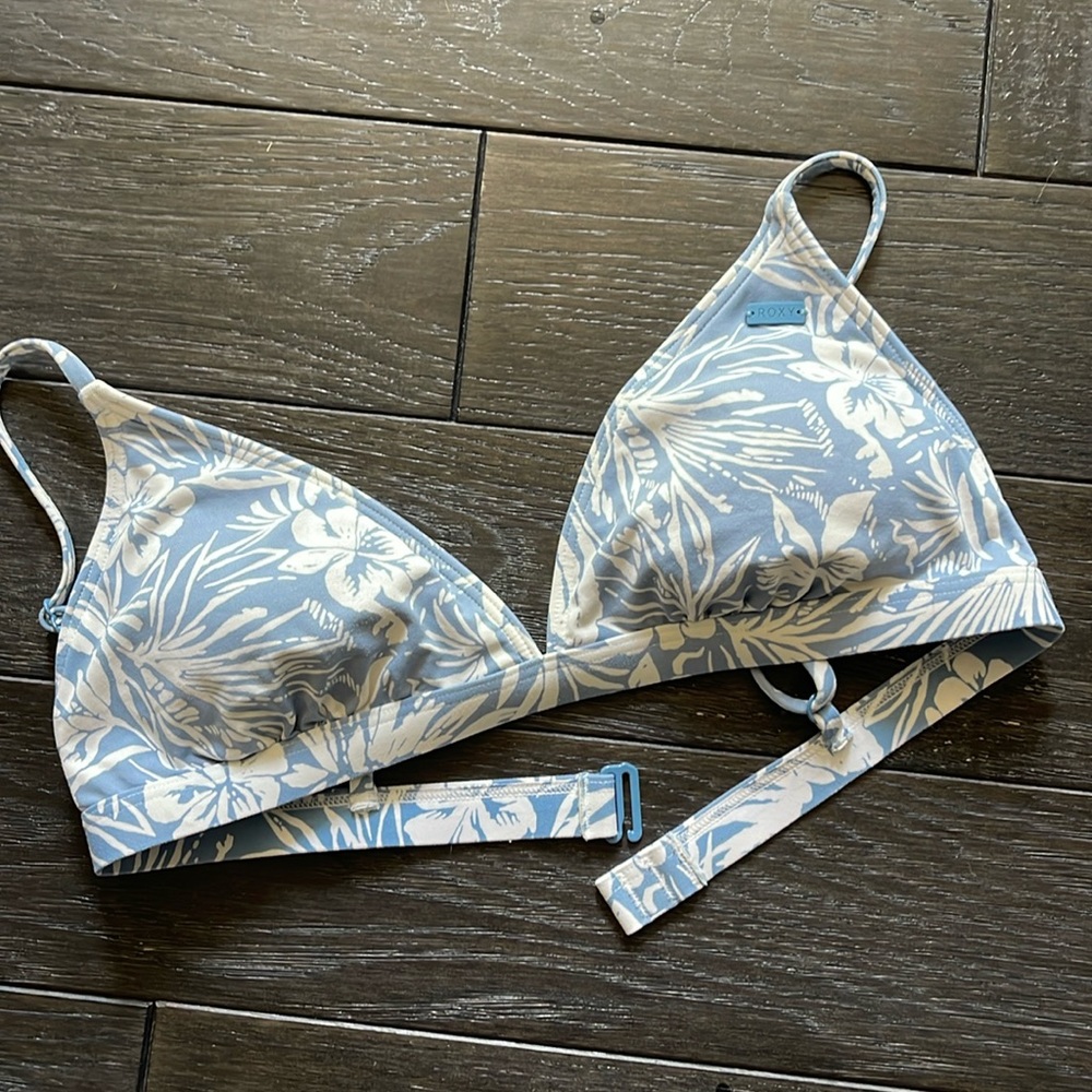 Roxy Printed Beach Classics Fixed Triangle Bikini Top